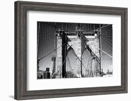 Details Brooklyn Bridge - Manhattan - New York - United States-Philippe Hugonnard-Framed Photographic Print