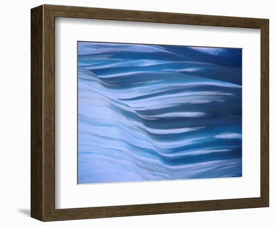 Details of an Old Greenish Iceberg, Antarctica-Daisy Gilardini-Framed Photographic Print