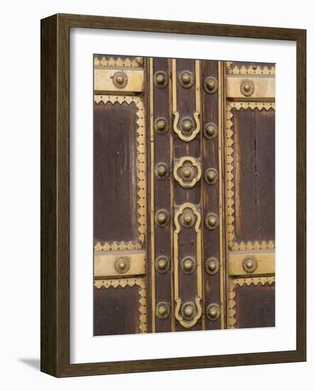 Details of door, Amber Fort, Jaipur, India-Adam Jones-Framed Photographic Print