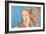 Details of Renaissance Paintings (Sandro Botticelli, Birth of Venus, 1482), 1984 (blue)-Andy Warhol-Framed Art Print