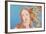 Details of Renaissance Paintings (Sandro Botticelli, Birth of Venus, 1482), 1984 (blue)-Andy Warhol-Framed Art Print