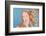 Details of Renaissance Paintings (Sandro Botticelli, Birth of Venus, 1482), 1984 (blue)-Andy Warhol-Framed Giclee Print