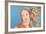 Details of Renaissance Paintings (Sandro Botticelli, Birth of Venus, 1482), 1984 (blue)-Andy Warhol-Framed Giclee Print