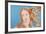 Details of Renaissance Paintings (Sandro Botticelli, Birth of Venus, 1482), 1984 (blue)-Andy Warhol-Framed Giclee Print