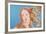 Details of Renaissance Paintings (Sandro Botticelli, Birth of Venus, 1482), 1984 (blue)-Andy Warhol-Framed Giclee Print