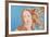 Details of Renaissance Paintings (Sandro Botticelli, Birth of Venus, 1482), 1984 (blue)-Andy Warhol-Framed Giclee Print