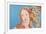 Details of Renaissance Paintings (Sandro Botticelli, Birth of Venus, 1482), 1984 (blue)-Andy Warhol-Framed Giclee Print