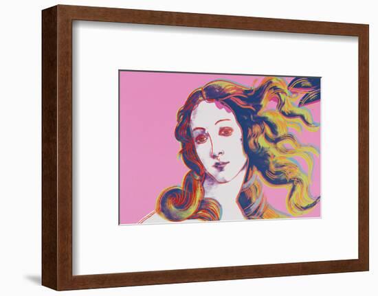 Details of Renaissance Paintings (Sandro Botticelli, Birth of Venus, 1482), 1984 (pink)-Andy Warhol-Framed Art Print