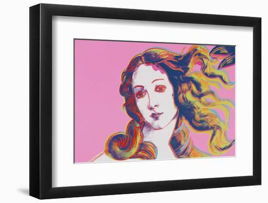 Details of Renaissance Paintings (Sandro Botticelli, Birth of Venus, 1482), 1984 (pink)-Andy Warhol-Framed Giclee Print