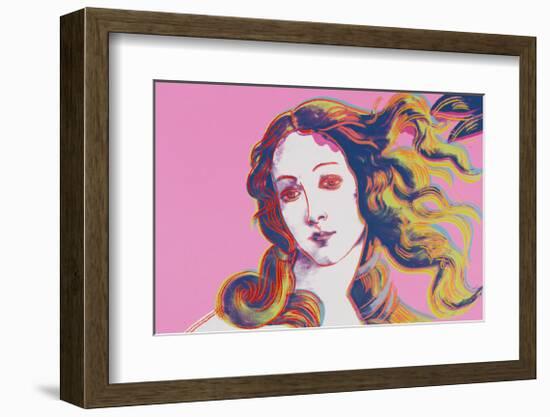 Details of Renaissance Paintings (Sandro Botticelli, Birth of Venus, 1482), 1984 (pink)-Andy Warhol-Framed Giclee Print