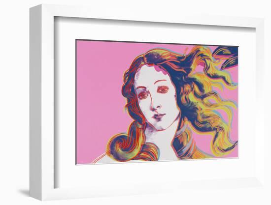 Details of Renaissance Paintings (Sandro Botticelli, Birth of Venus, 1482), 1984 (pink)-Andy Warhol-Framed Giclee Print