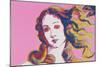 Details of Renaissance Paintings (Sandro Botticelli, Birth of Venus, 1482), 1984 (pink)-Andy Warhol-Mounted Giclee Print