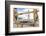 Details of the wooden rack with dried stockfish at the harbor of Svolvaer, Vagan, Lofoten Islands, -Roberto Moiola-Framed Photographic Print