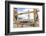 Details of the wooden rack with dried stockfish at the harbor of Svolvaer, Vagan, Lofoten Islands, -Roberto Moiola-Framed Photographic Print