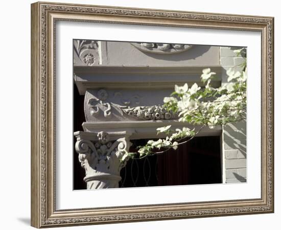 Details of Victorian Houses in Historic district, Louisville, Kentucky, USA-Michele Molinari-Framed Photographic Print