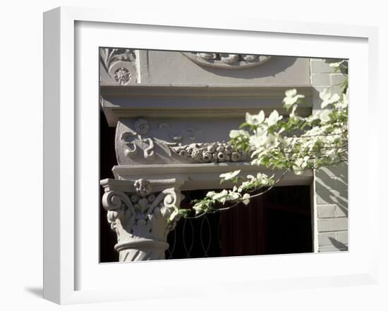 Details of Victorian Houses in Historic district, Louisville, Kentucky, USA-Michele Molinari-Framed Photographic Print