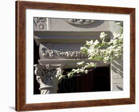 Details of Victorian Houses in Historic district, Louisville, Kentucky, USA-Michele Molinari-Framed Photographic Print