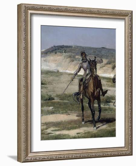 Detalle Escena Del Quijote-Jose Moreno carbonero-Framed Giclee Print