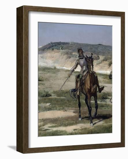 Detalle Escena Del Quijote-Jose Moreno carbonero-Framed Giclee Print