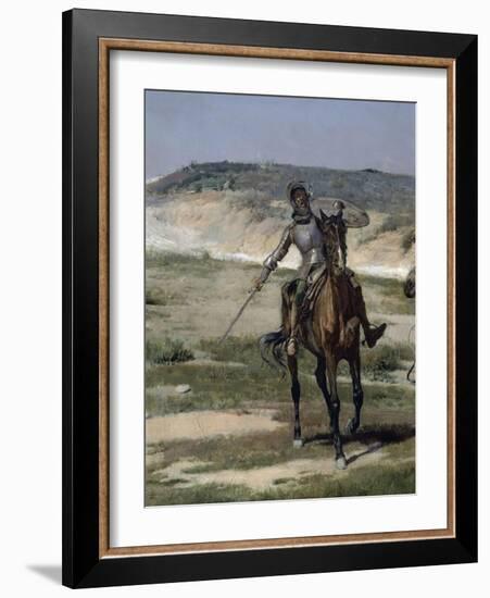 Detalle Escena Del Quijote-Jose Moreno carbonero-Framed Giclee Print