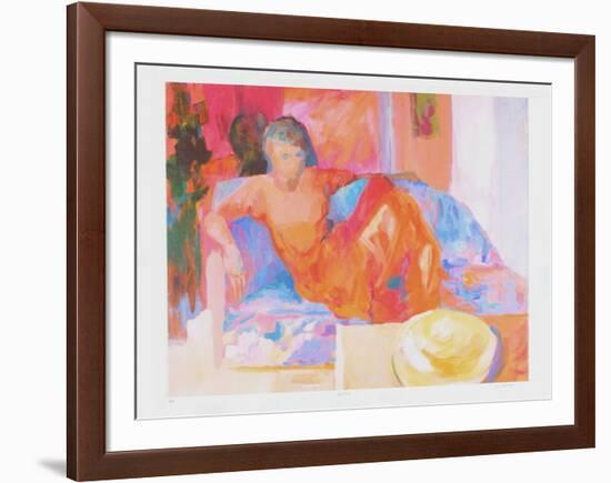 Détente-Monique Baroni-Framed Serigraph