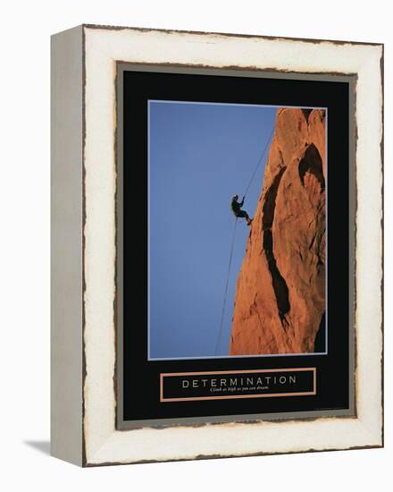 Determination - Climber-Unknown Unknown-Framed Stretched Canvas