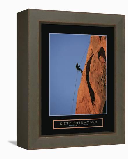 Determination - Climber-Unknown Unknown-Framed Stretched Canvas