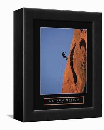 Determination - Climber-Unknown Unknown-Framed Stretched Canvas