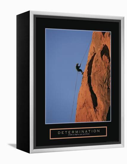 Determination - Climber-Unknown Unknown-Framed Stretched Canvas