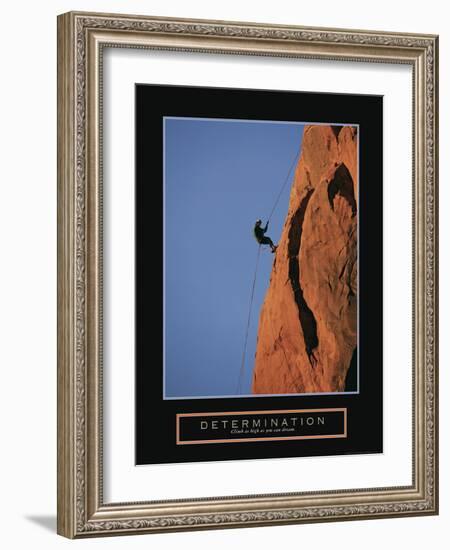 Determination - Climber-Unknown Unknown-Framed Photo