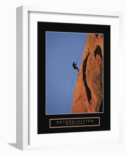 Determination - Climber-Unknown Unknown-Framed Photo