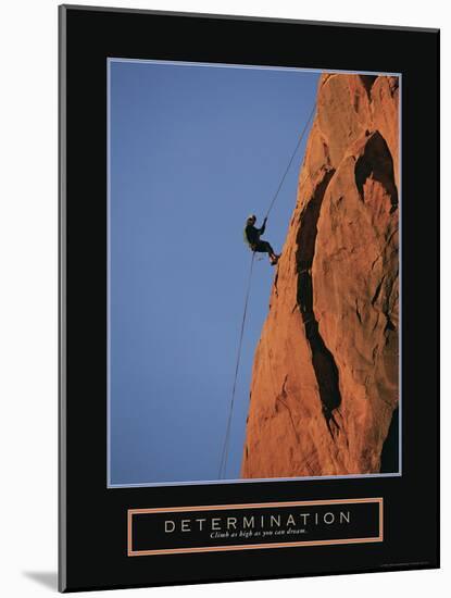 Determination - Climber-Unknown Unknown-Mounted Photo