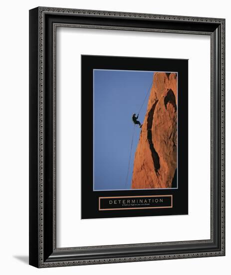 Determination - Climber-Unknown Unknown-Framed Photo