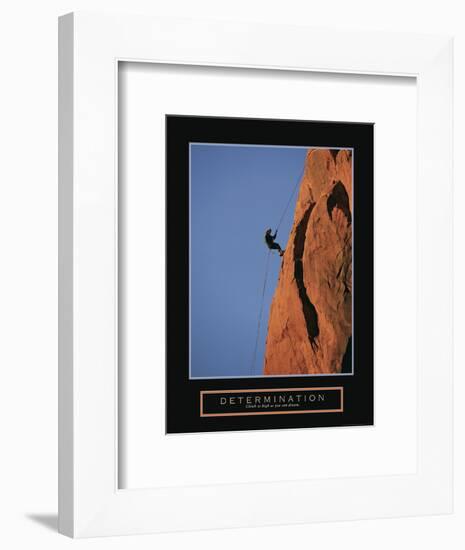 Determination - Climber-Unknown Unknown-Framed Photo