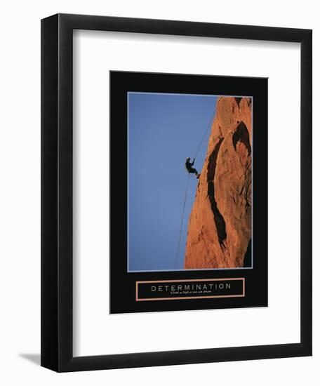 Determination - Climber-Unknown Unknown-Framed Photo