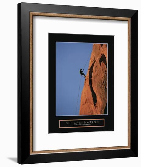 Determination - Climber-Unknown Unknown-Framed Photo