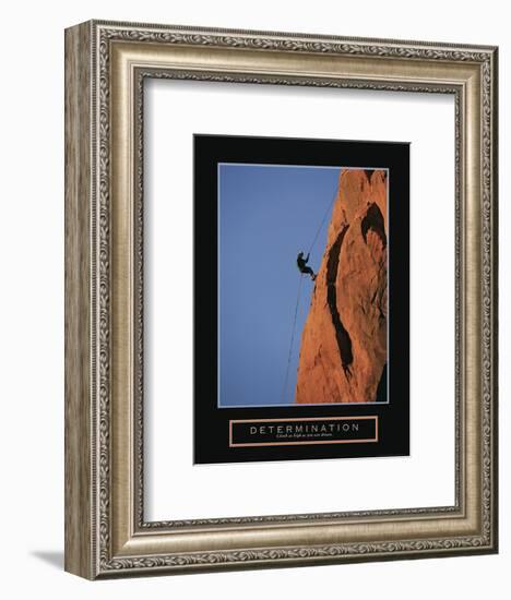 Determination - Climber-Unknown Unknown-Framed Photo