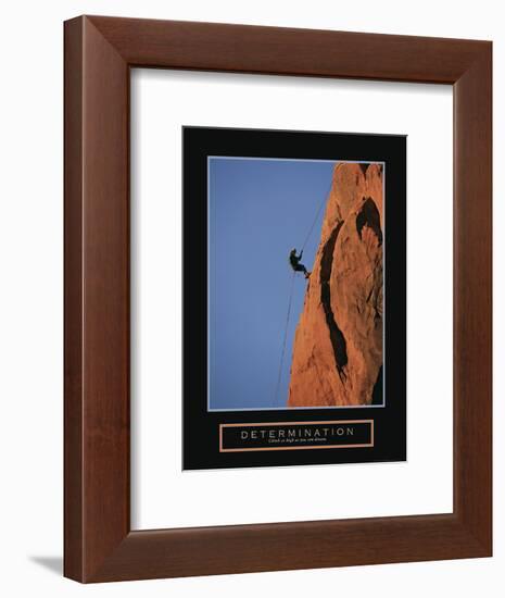 Determination - Climber-Unknown Unknown-Framed Photo