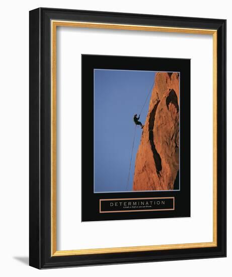 Determination - Climber-Unknown Unknown-Framed Photo