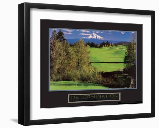 Determination - Golf-Unknown Unknown-Framed Photo