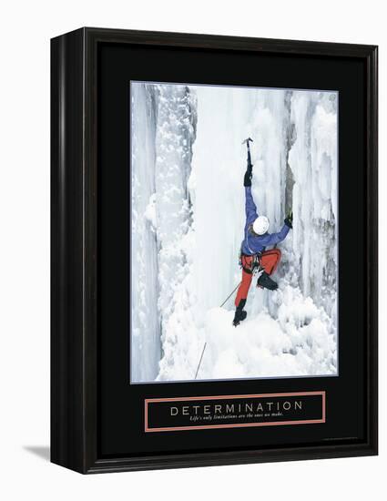 Determination - Ice Climber-Unknown Unknown-Framed Stretched Canvas