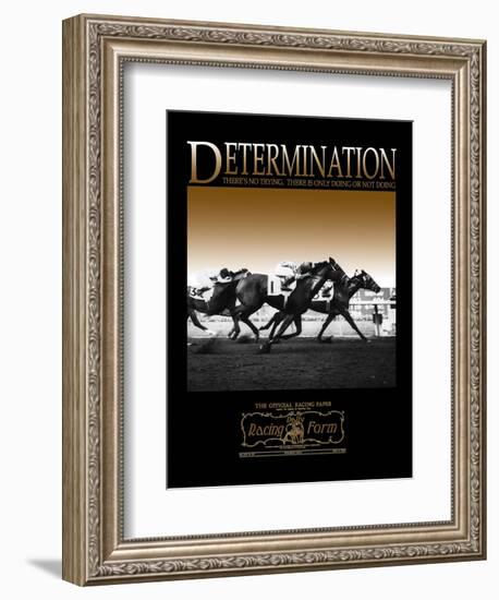 Determination-null-Framed Art Print