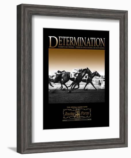 Determination-null-Framed Art Print