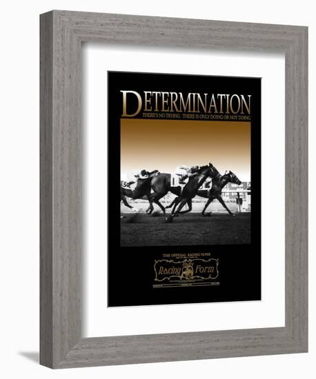 Determination-null-Framed Art Print