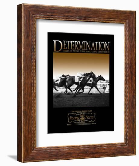 Determination-null-Framed Art Print