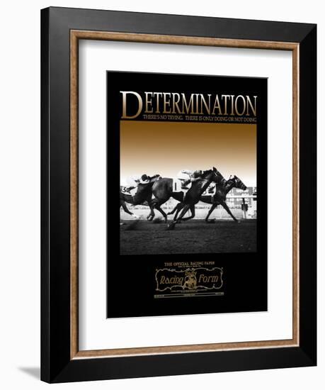 Determination-null-Framed Art Print