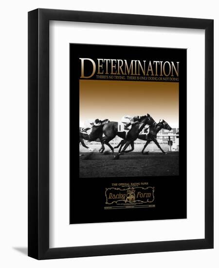 Determination-null-Framed Art Print