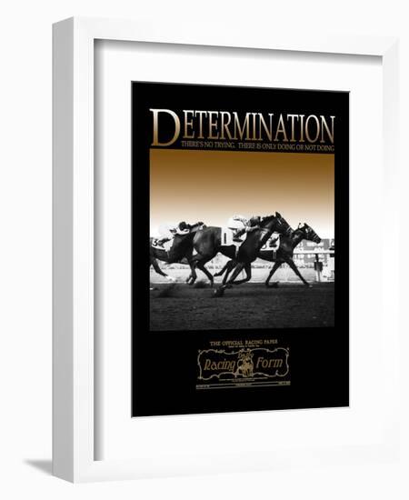 Determination-null-Framed Art Print