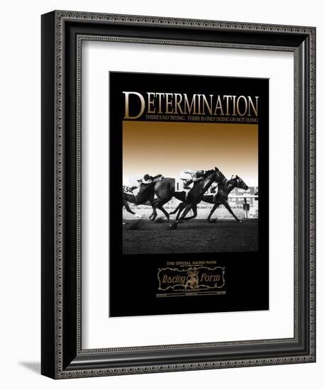 Determination-null-Framed Art Print