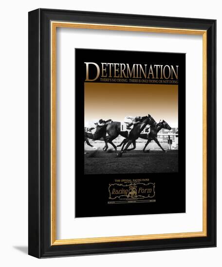 Determination-null-Framed Art Print